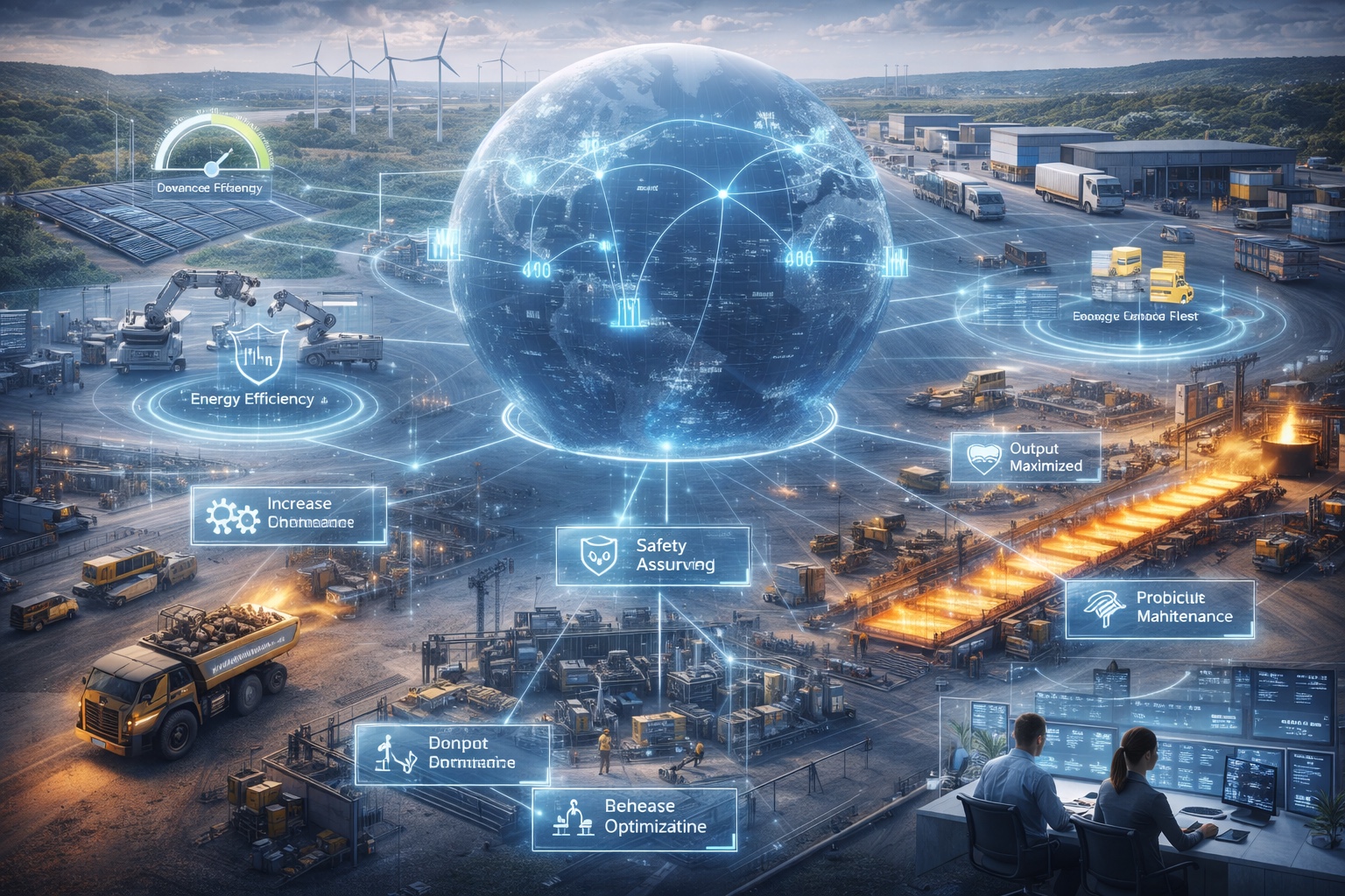 Global industrial intelligence network spanning multiple sectors