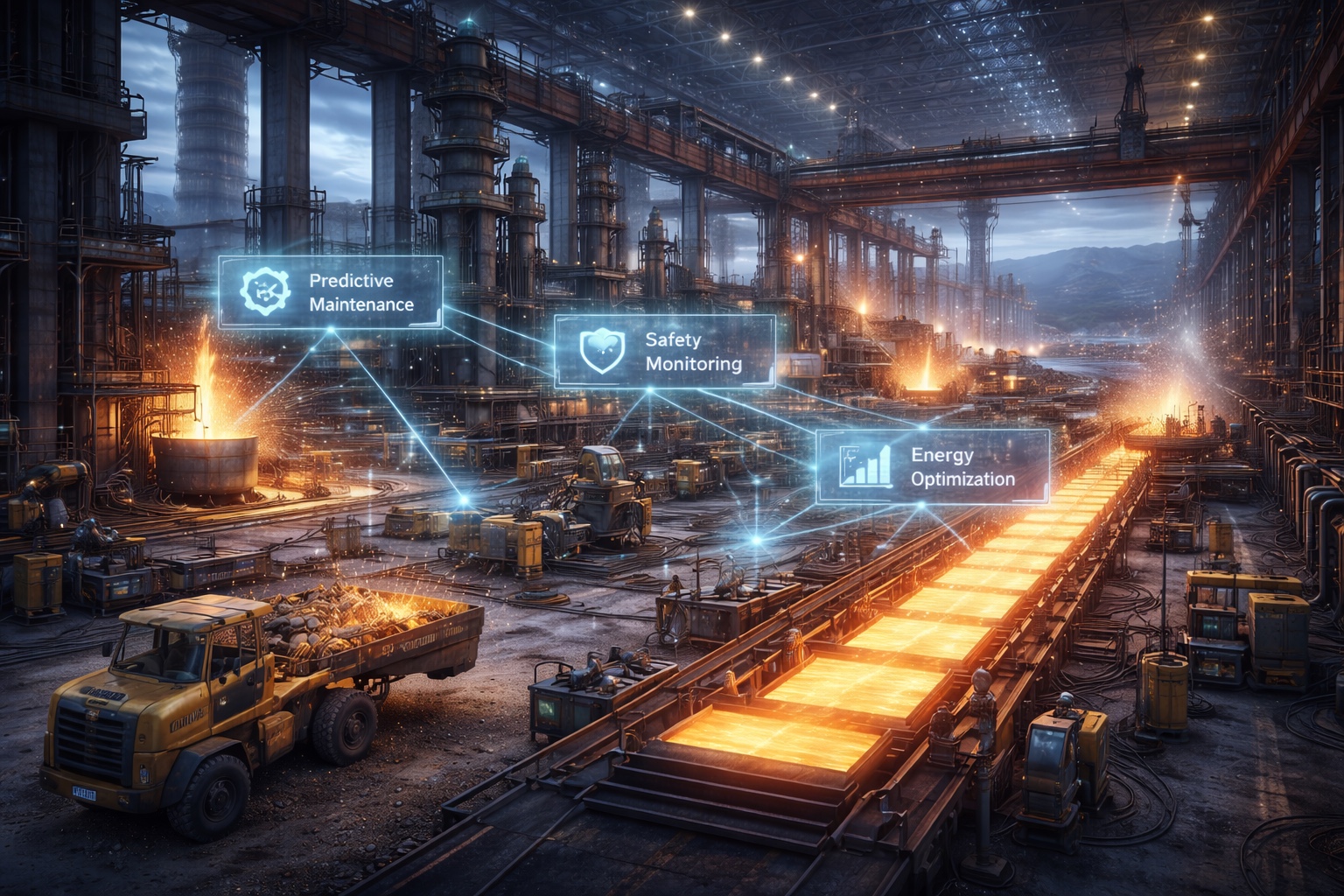 Heavy industry steel plant intelligence